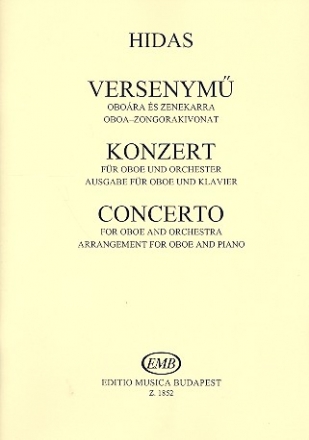 Concerto  for oboe and orchestra  for oboe and piano