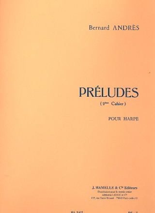 Prludes vol.2 (nos.6-10) pour harpe