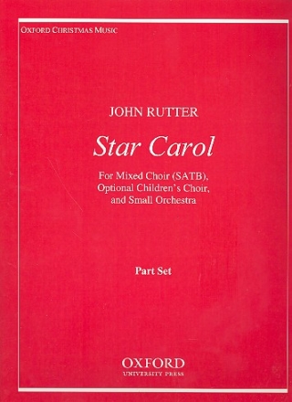 Star Carol for mixed chorus, optional children's chorus and small orchestra set of parts