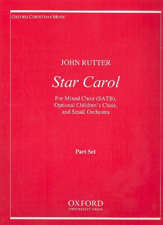 Star Carol for mixed chorus, optional children's chorus and small orchestra set of parts