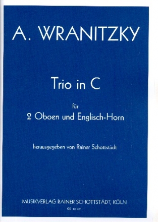 Trio C-Dur fr 2 Oboen und Englischhorn Partitur und Stimmen