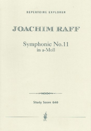 Sinfonie a-Moll Nr.11 für Orchester Studienpartitur
