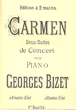 Carmen Suite de concert no.1 pour piano