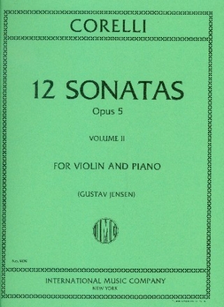 12 Sonaten op.5 Band 2 (Nr.7-12) fr Violine und Klavier