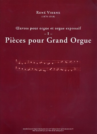 Oeuvres pour orgue et orgue expressif vol.1 Les Pieces pour grand orgue
