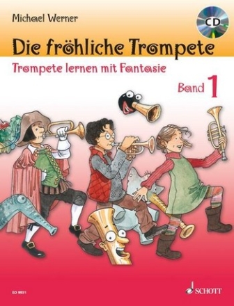 Die fröhliche Trompete Band 1 (+CD) für Trompete