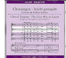 Requiem op.48  CD Chorstimme Alt und Chorstimmen ohne Alt