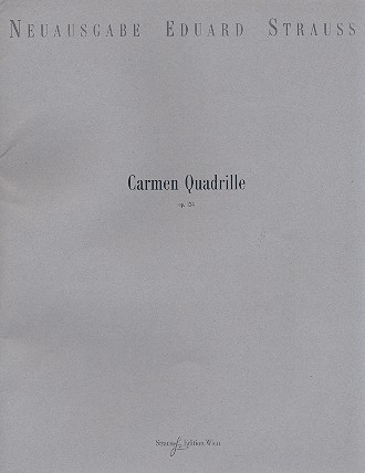 Carmen-Quadrille op.134 fr Orchester Partitur