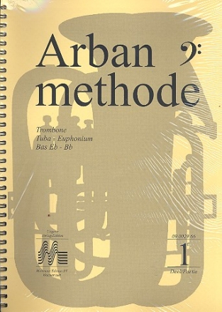 Arban Methode vol.1-3 for trombone, tuba, euphonium, bass Eb-Bb