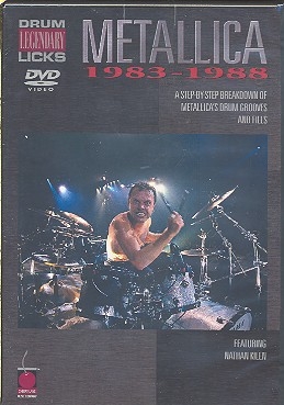 Metallica 1983-1988 DVD-Video Legendary Licks Drum