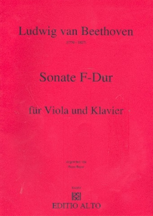 Sonate F-Dur op.17 fr Viola und Klavier