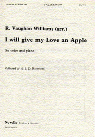 I will give my love an Apple for voice and piano Williams, Vaughan, arr.