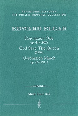 Coronation Ode op.44, God save the Queen und Coronation March op.65 fr Orchester Studienpartitur