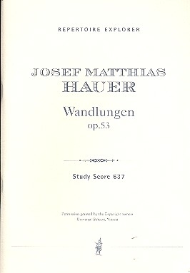 Wandlungen op.53 fr Soli, Chor und Orchester Studienpartitur