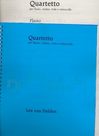Quartett op.58 fr Flte und Streichtrio Partitur und Stimmen