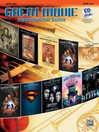 Great Movie Instrumental Solos (+CD): fr Altsaxophon