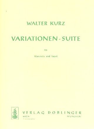 Variationen-Suite fr Klarinette und Fagott Stimmen