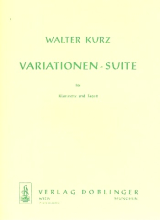 Variationen-Suite fr Klarinette und Fagott Stimmen