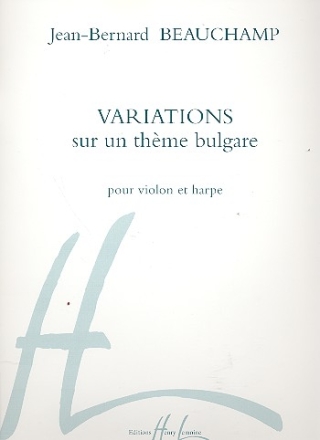 Variations sur un thme bulgare pour violon et harpe