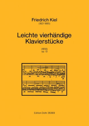 Leichte Stcke op.13 fr Klavier zu 4 Hnden