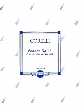 Sonata no.12 for viola and piano