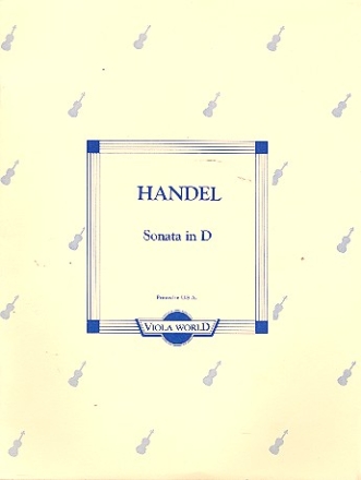 Sonate D-Dur fr Viola und Klavier