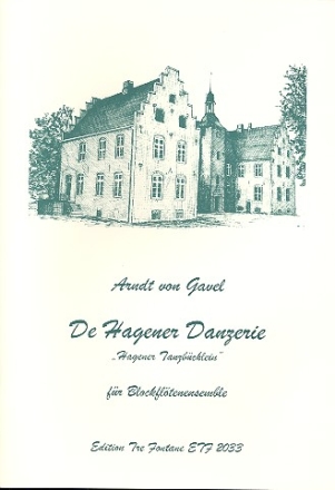 De Hagener Danzerie fr 4 Blockflten (SATB) Partitur