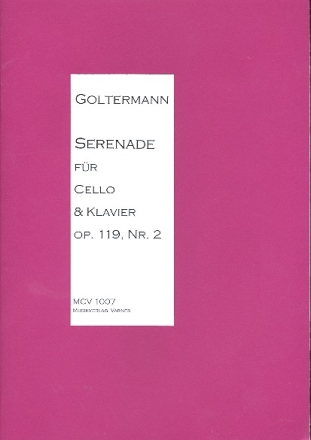 Serenade op.119,2 fr Violoncello und Klavier