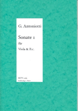 Sonate Nr.1 fr Viola und Bc