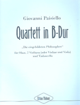 Quartett B-Dur fr Oboe, 2 Violinen (Violine und Viola) und Violoncello