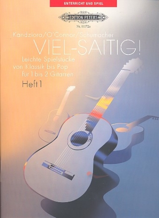 Viel-saitig Band 1 fr 1-2 Gitarren Spielpartitur