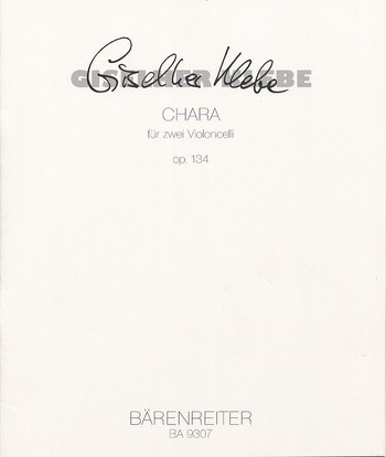 Chara op.134 fr 2 Violoncelli Spielpartitur