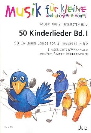 50 Kinderlieder Band 1 fr 2 Trompeten Spielpartitur