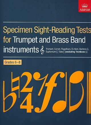 Specimen Sight Reading Tests Grade 6-8 treble clef for trumpet/cornet/Flgelhorn/horn in Es/baritone/euphonium/tuba