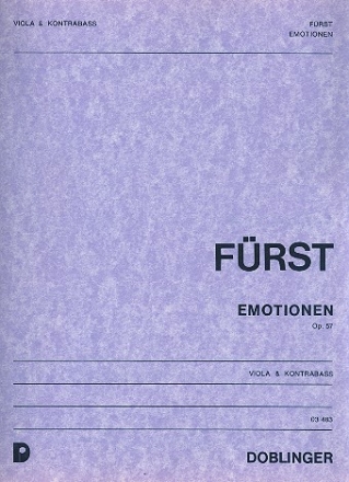 Emotionen op.57 für Viola und Kontrabass