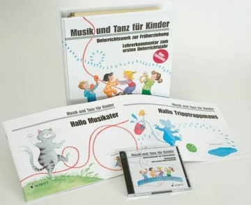 Musik und Tanz fr Kinder 1 - Komplettpaket Combination  Paket - Lehrerband - 2 Kinderhefte mit Elterninfos - CD-Box