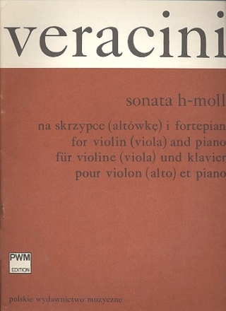 Sonate h-Moll fr Violine (Viola) und Klavier