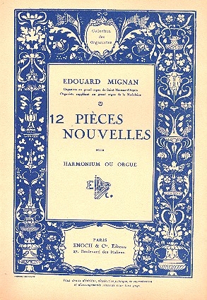 12 pices nouvelles pour harmonium (orgue)