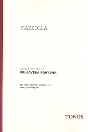 Primavera porteno fr Klavier und Streichorchester Partitur