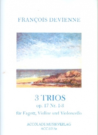 3 Trios op.17,1-3 fr Fagott, Violine und Violoncello Partitur und Stimmen