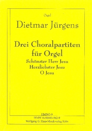 3 Choralpartiten fr Orgel