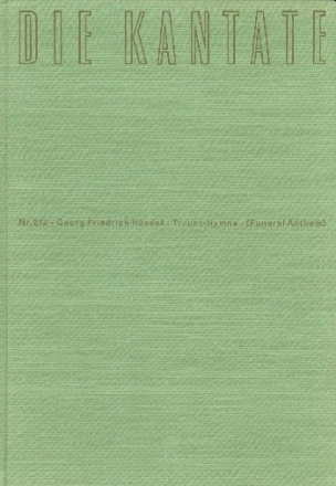 Trauer-Hymne HWV264 fr gem Chor, 2 Oboen, Streicher und Bc Partitur (en/dt)