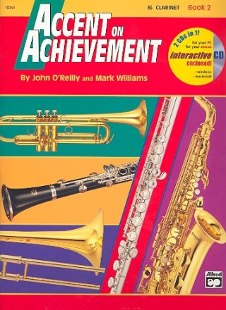 Accent on Achievement Vol.2 (+CD-ROM) for band clarinet