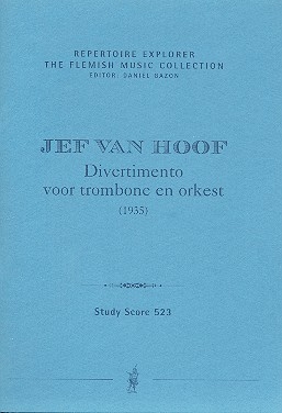 Divertimento fr Posaune und Orchester Studienpartitur