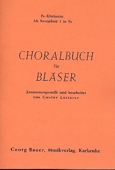 Choralbuch fr Blser Altsaxophon 1 / Klarinette in Es