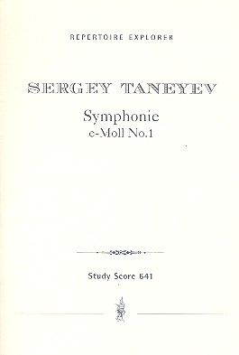 Sinfonie e-Moll Nr.1 fr Orchester Studienpartitur