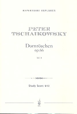 Dornrschen op.66  Ballet in 3 Akten Studienpartitur (in 3 Teilen)