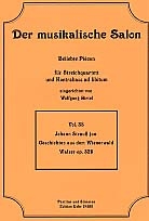Geschichten aus dem Wienerwald Walzer op.325 fr Streichquartett Kontrabass ad lib.,  Partitur und Stimmen