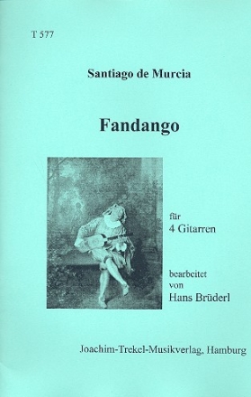 Fandango fr 4 Gitarren Partitur+Stimmen