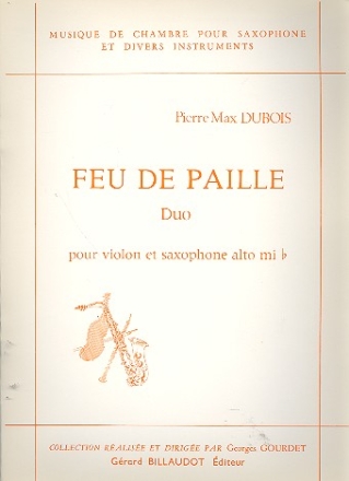 Feu de Paille pour violon et alto saxophone